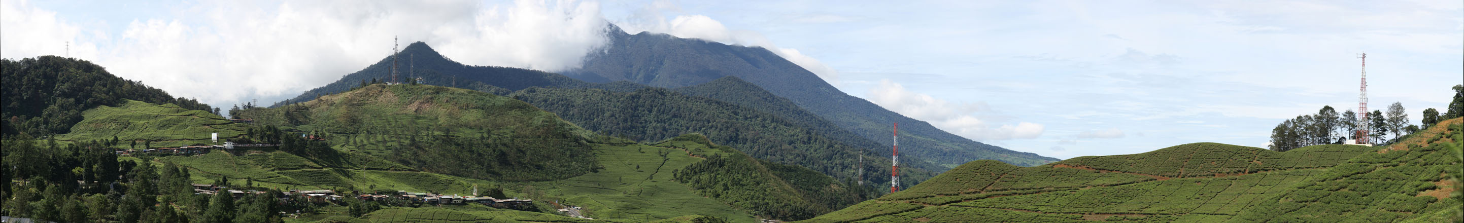 A view of Puncak where the riding happens