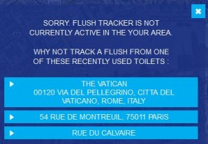 Flush Tracker Vatican