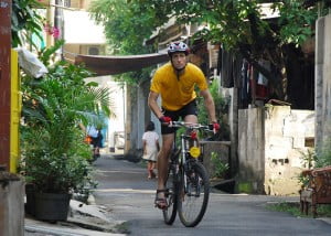 Andrew Whitmarsh exploring Jakarta