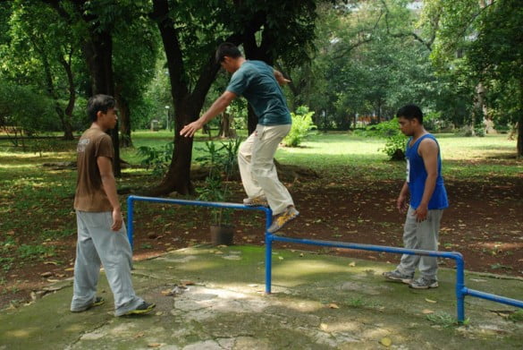 Parkour-a balancing act