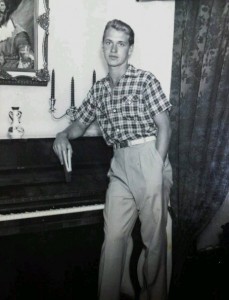 Anibal Oprandi as a young man