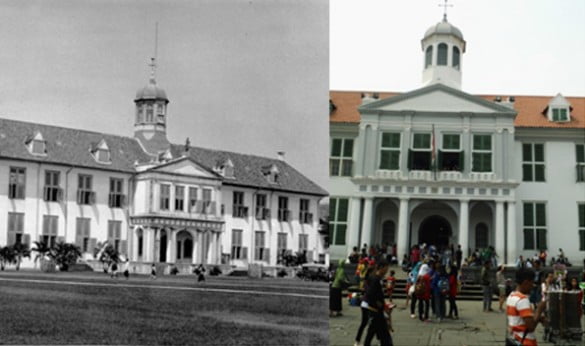 Stadhuis - early 1900 and 2012