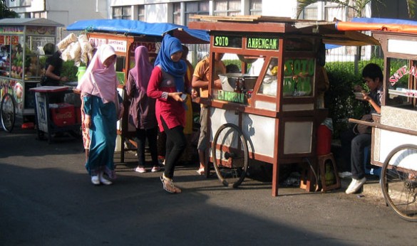 Kaki Lima - street vendors in Jakarta