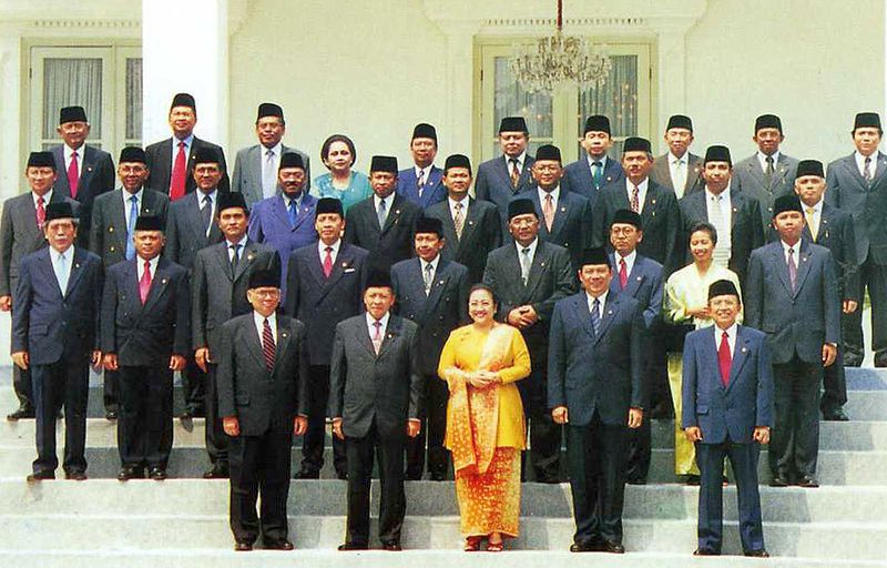 President Megawati's Kabinet Gotong Royong