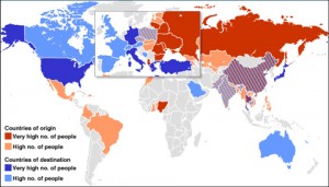 Map of Human Trafficking