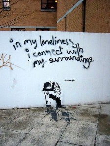 In my loneliness