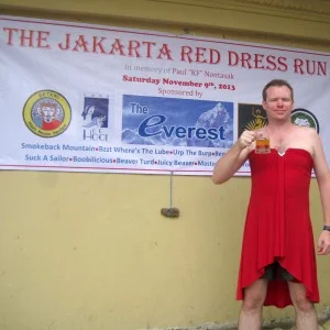 The Jakarta Red Dress Run 2013