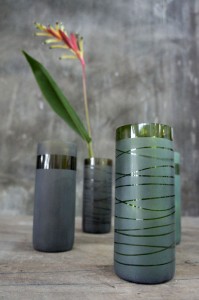 Glassware Made from Recyclable Rubbish