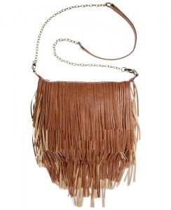 Over the shoulder tassled bag by Steve Madden