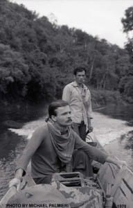 Michael on Katibas River, West Borneo