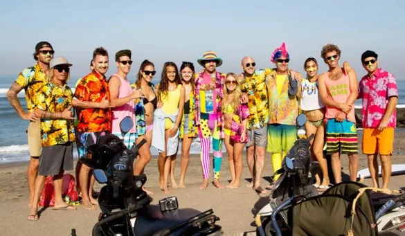 Bali Fluro Friday Group Shot Bali Fluro Friday Group Shot