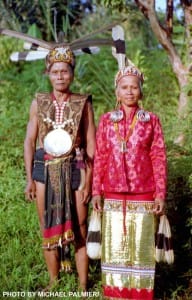 Grand Bahau Chief and wife