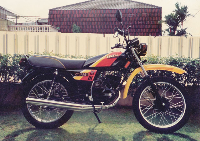 My Yamaha YT115 on delivery day March 1992