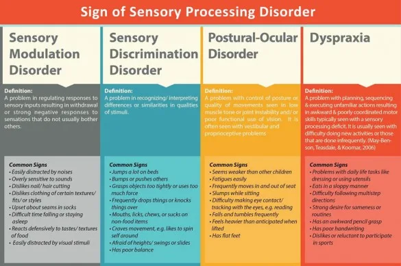 Signs Of Sensory Processing Disorder Signs Of Sensory Processing Disorder