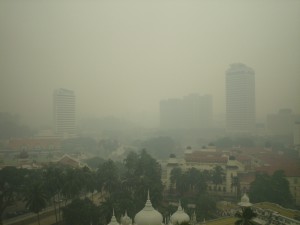 Haze in Kuala Lumpur, Malaysia | Photo Courtesy of Wikimedia