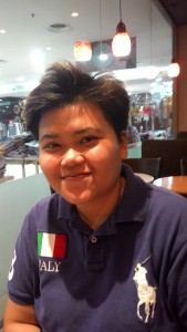 Christi who runs the second-hand furniture shop in Jakarta, Toko Chris Angel