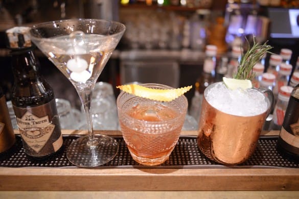 From left to right: Gibson, Haus no. 1 and Moscow Mule | Courtesy of Dimas Juliarta