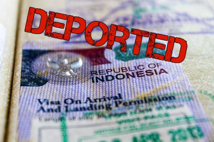 deported from Indonesia