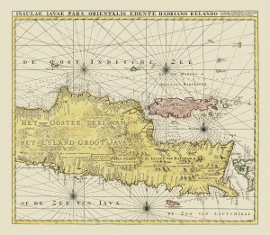 Gerard Van Keulen’s magnificent 1728 map of Java