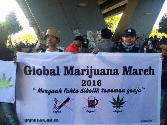 LGN at the Global Marijuana March on May 7