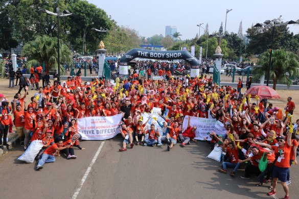 Volunteers from The Body Shop joining CUJD 2016