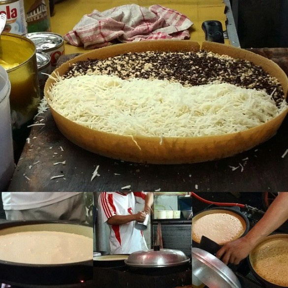 Martabak, one of Jakarta's most popular street foods