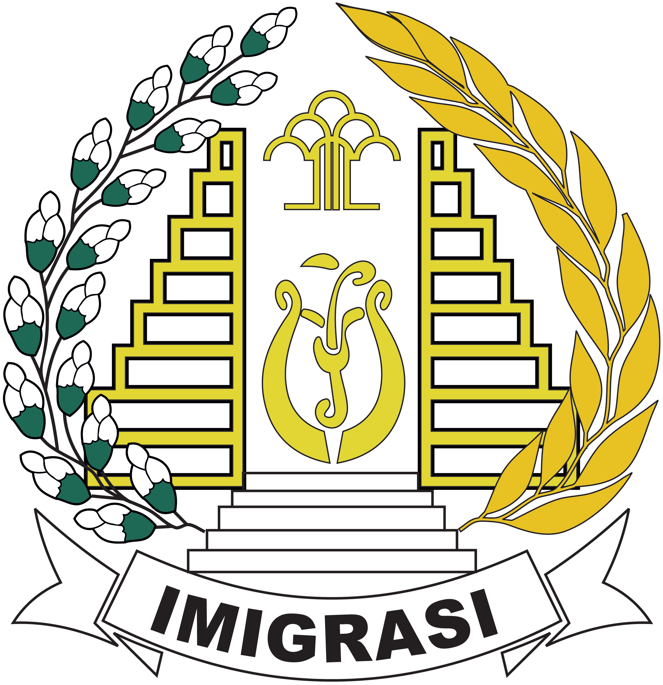The Indonesian Immigration Office emblem
