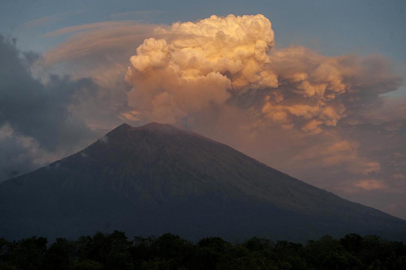 Mount Agung Eruption