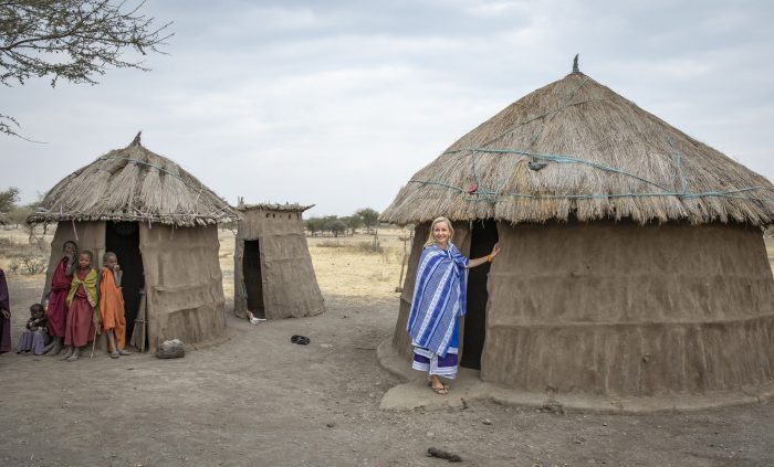 Arusha, Tanzania, 7th September 2019: beautiful maasai women in