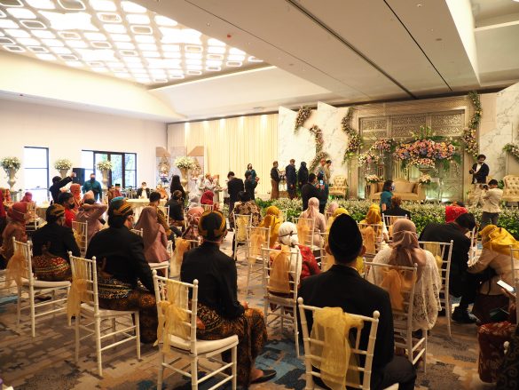 First New Normal Wedding at Novotel Bogor’s Enhanced Grand Ballroom 