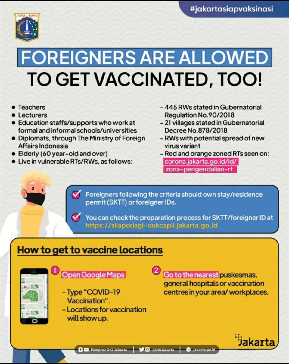 foreigners government vaccine