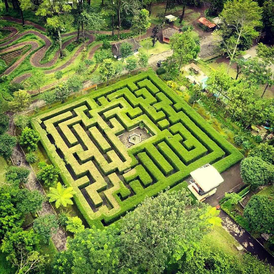 The Labyrinth Garden at Coban Rondo Waterfall 