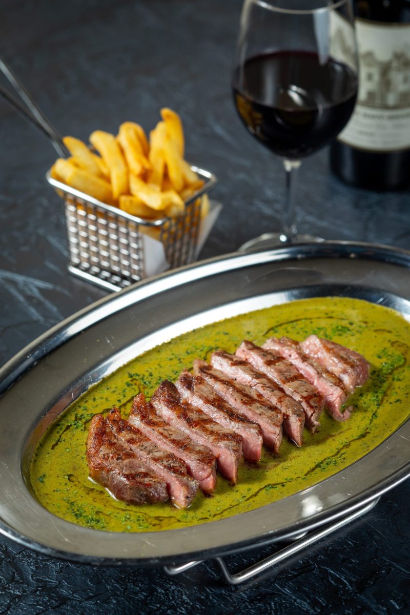 200-day Entrecote “Café de Paris Sauce”