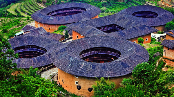 Tu Lou (Hakka Traditional House) - Photo from XinHua. http://www.chinadaily.com.cn/a/201812/29/WS5c271bb5a310d91214051bb0.html