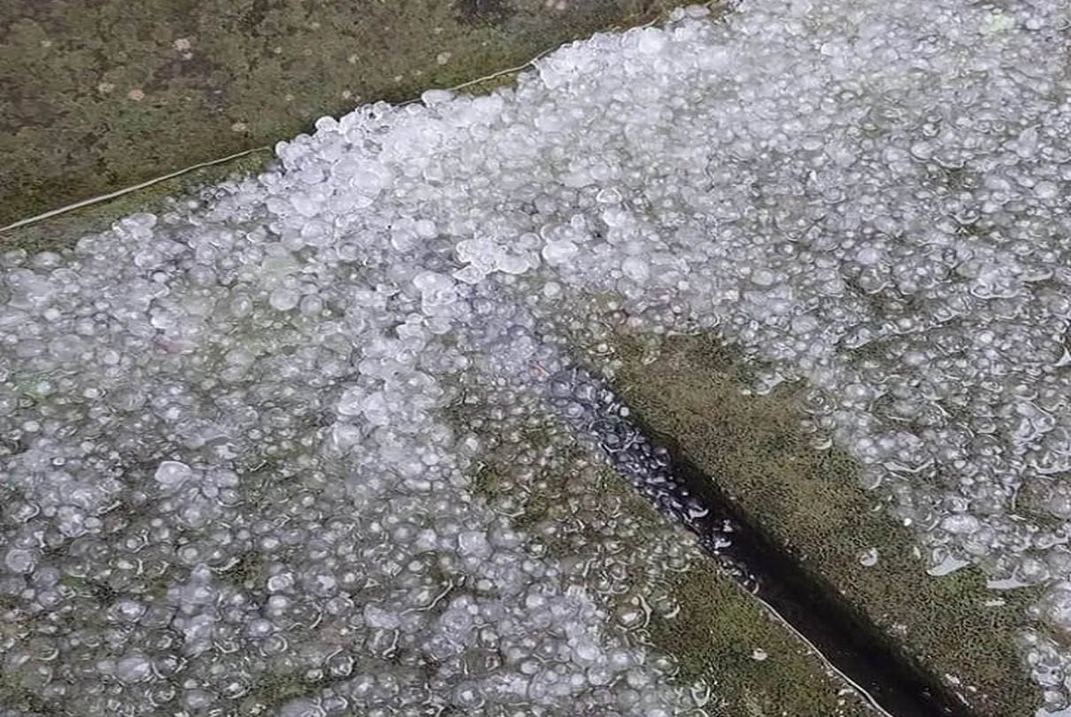 Hail Falling in Kintamani, Bali Explained