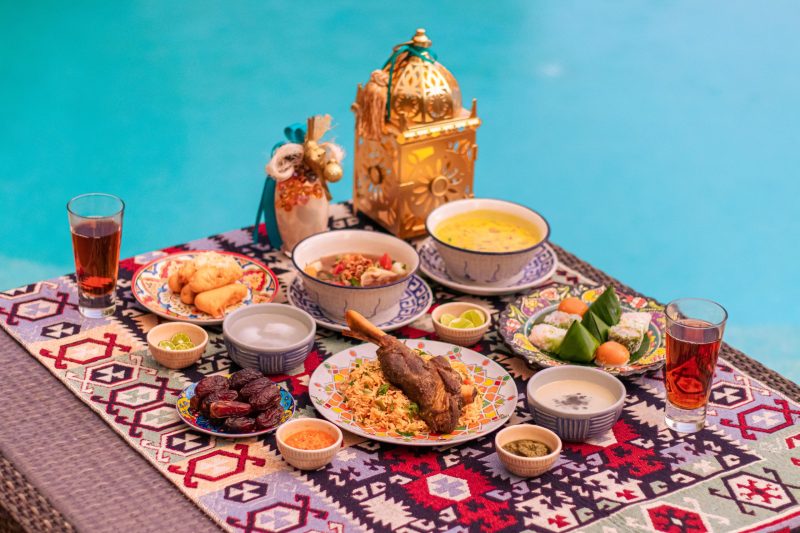 Iftar by the pool at Poolside Restaurant