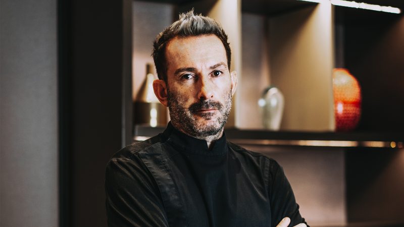 Chef Stephane Simond at OKU