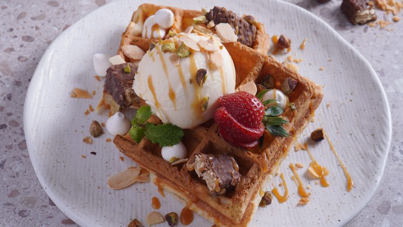 Sweet or Savoury Waffle at Kempi Deli