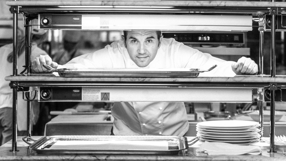 Michellin star chef Matteo Vigotti at OKU