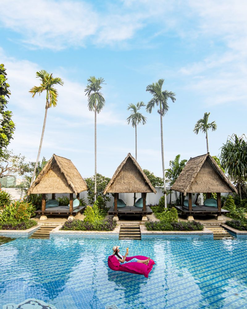 Swimming pool at The Ritz-Carlton Jakarta, Mega Kuningan