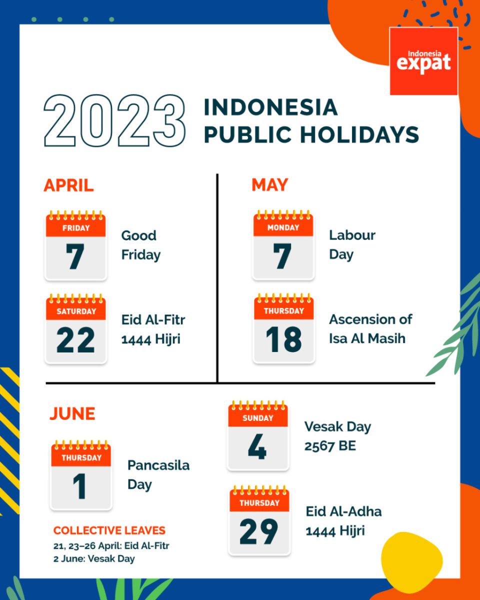 2023 National Holidays and Collective Leave – Indonesia Expat