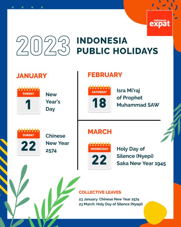 2023 National Holidays and Collective Leave – Indonesia Expat