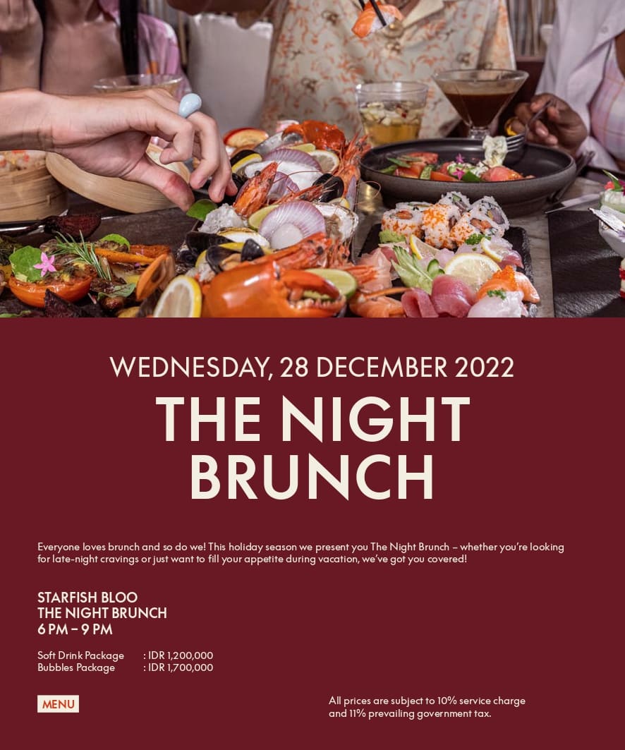 The Night Brunch at W Bali