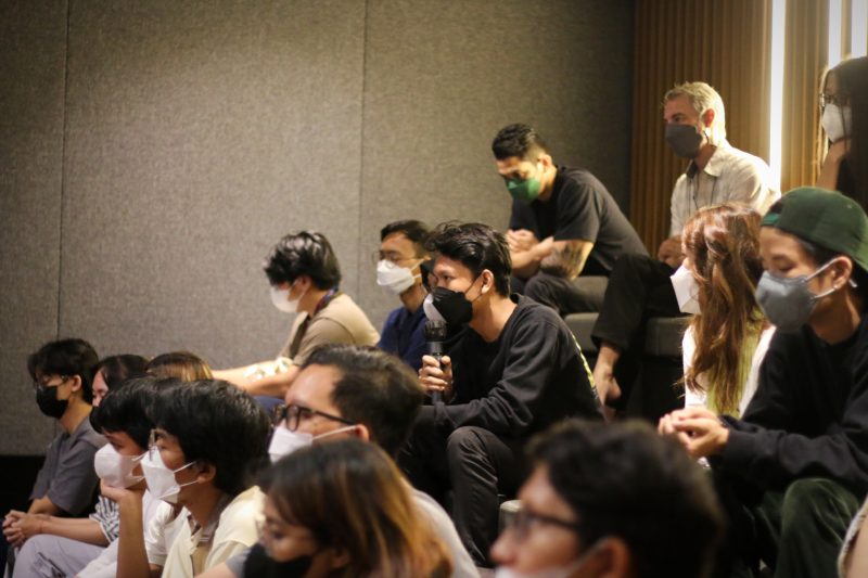 Q&A session at Jakarta independent film festival 