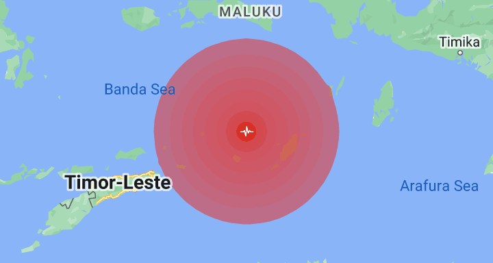 earthquake Southwest Maluku