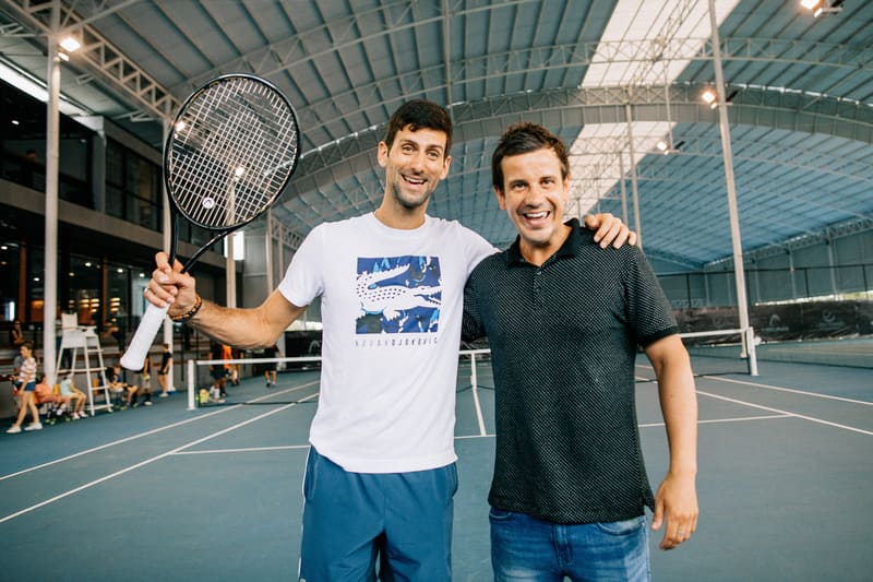 Dmitry and Novak Djokovic