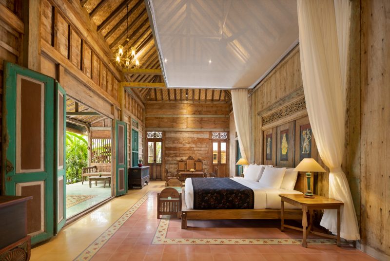Traditional Javanese Joglo-inspired villa