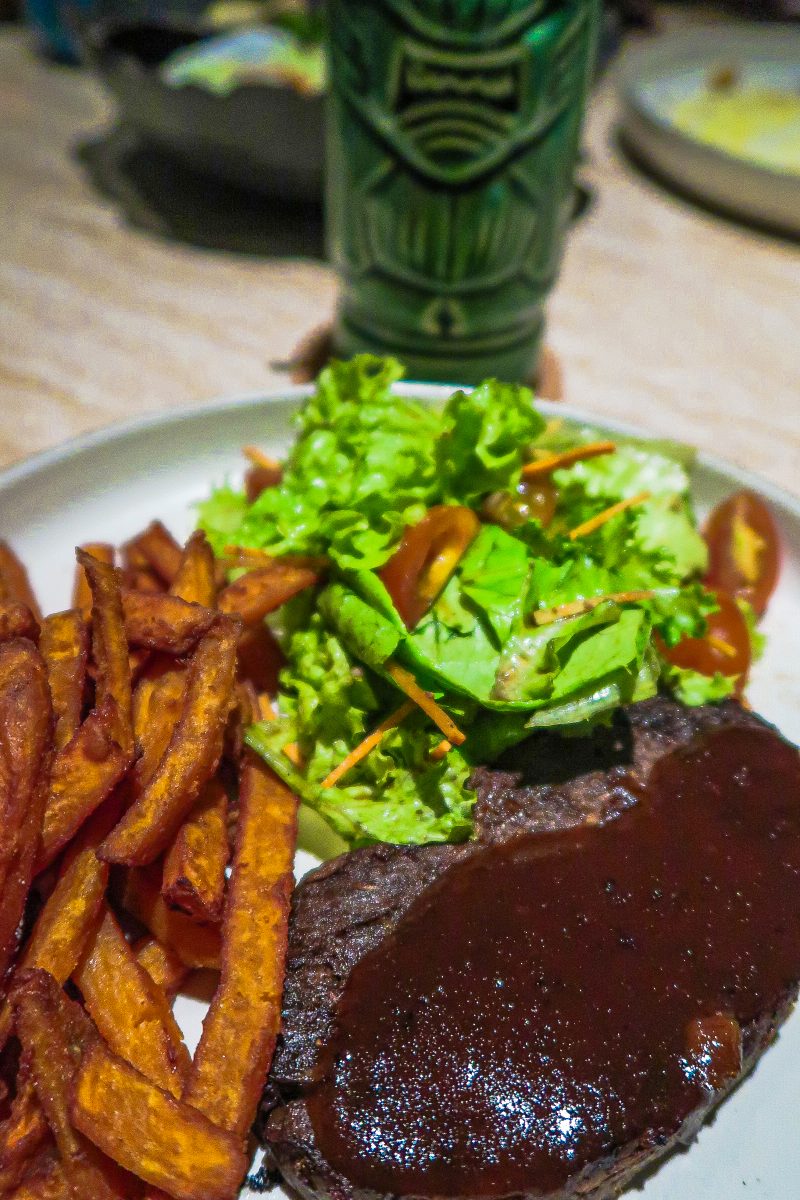 Vegan steak at Tanah Liat