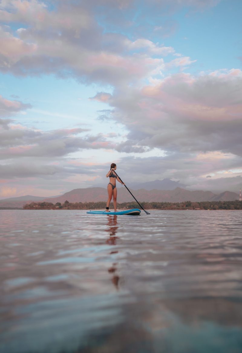 Paddle Boarding at Hotel Tugu Lombok