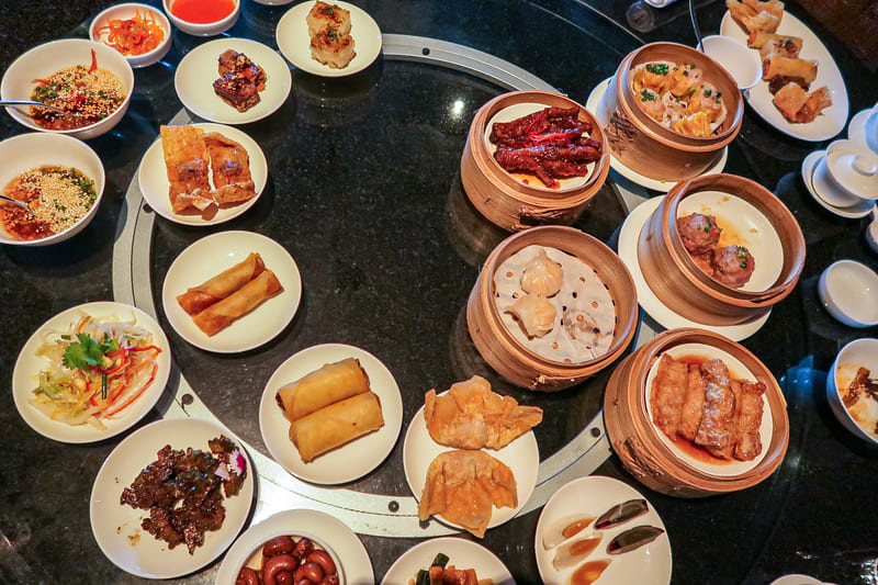 dim sum brunch at Bai Yun restaurant